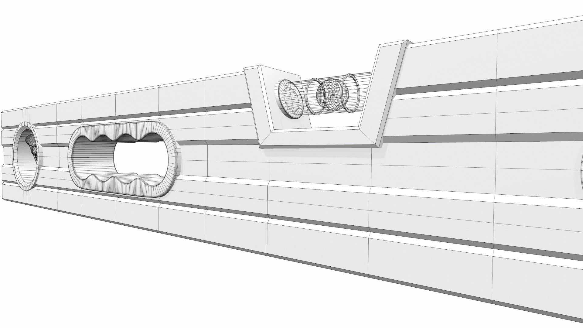 Spirit level 50cm colect 3D model_17