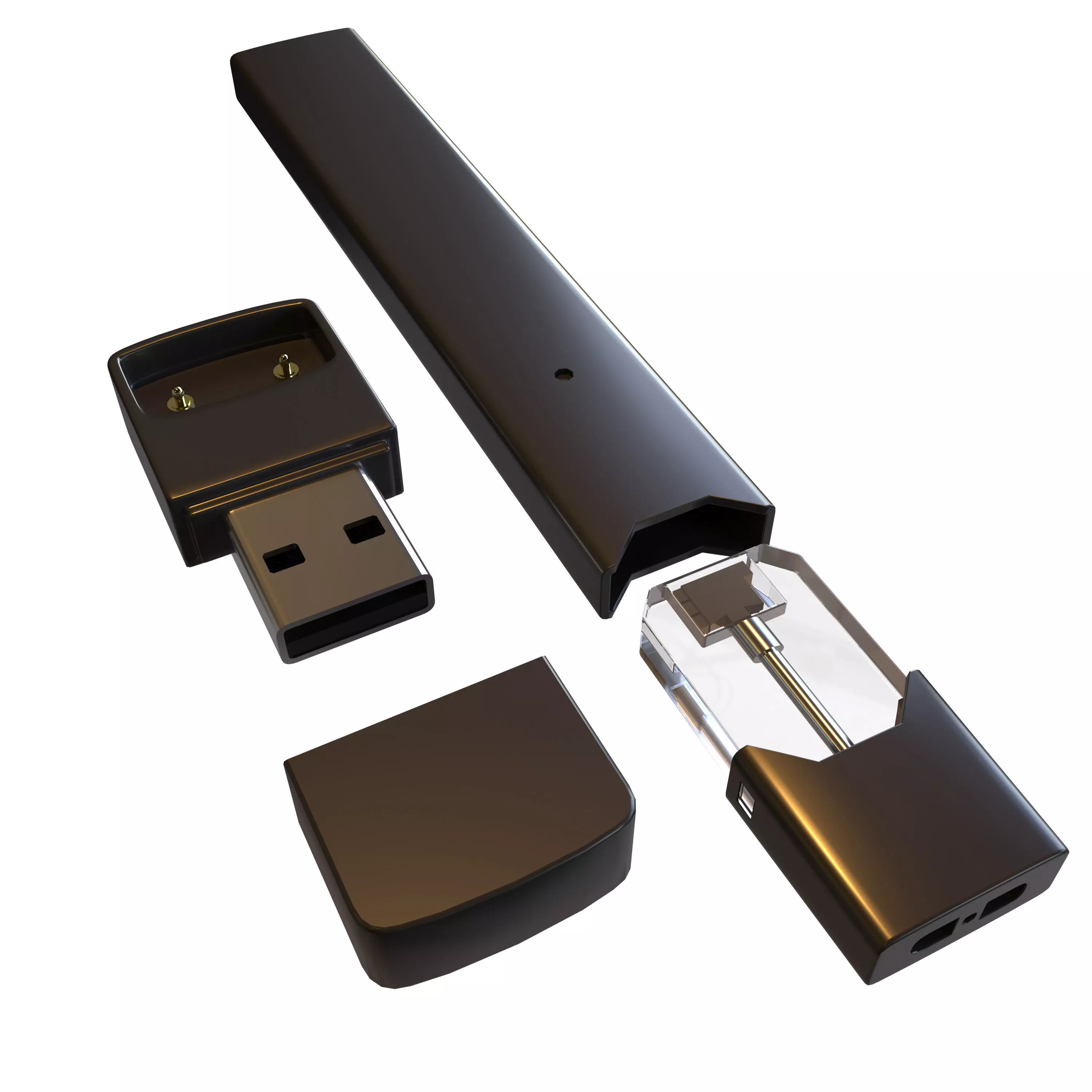 Electronic Cigarette 3D model_0