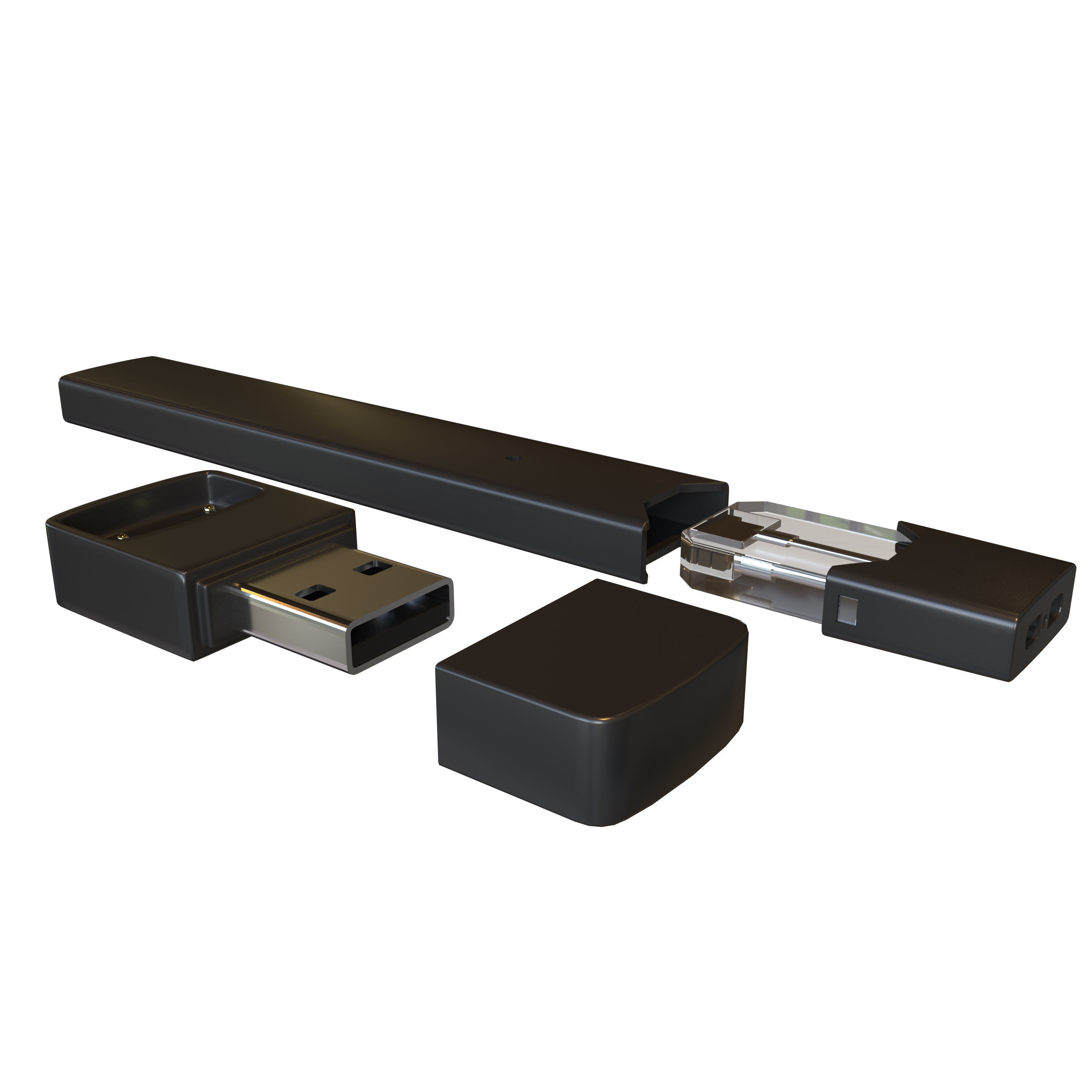 Electronic Cigarette 3D model_1