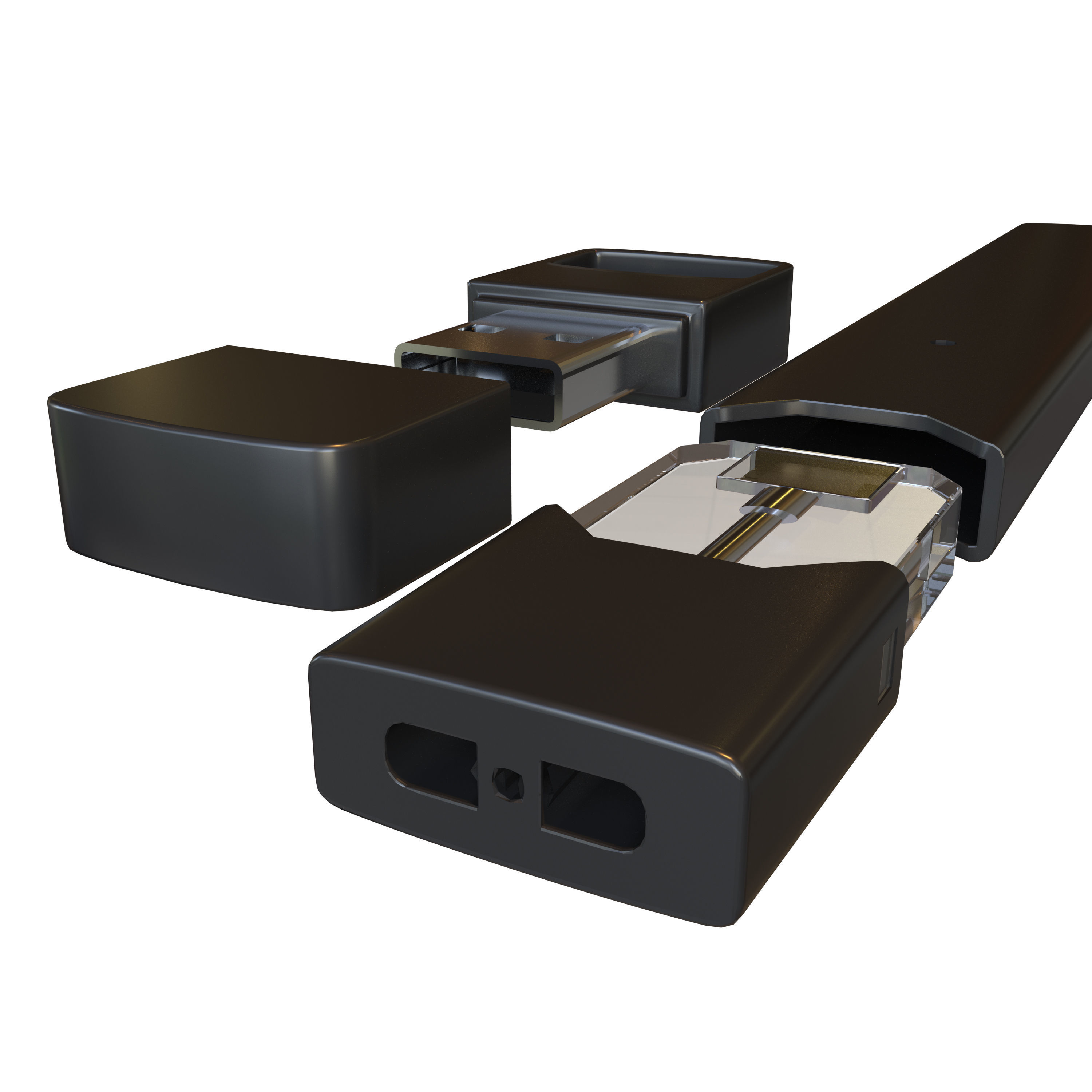 Electronic Cigarette 3D model_2