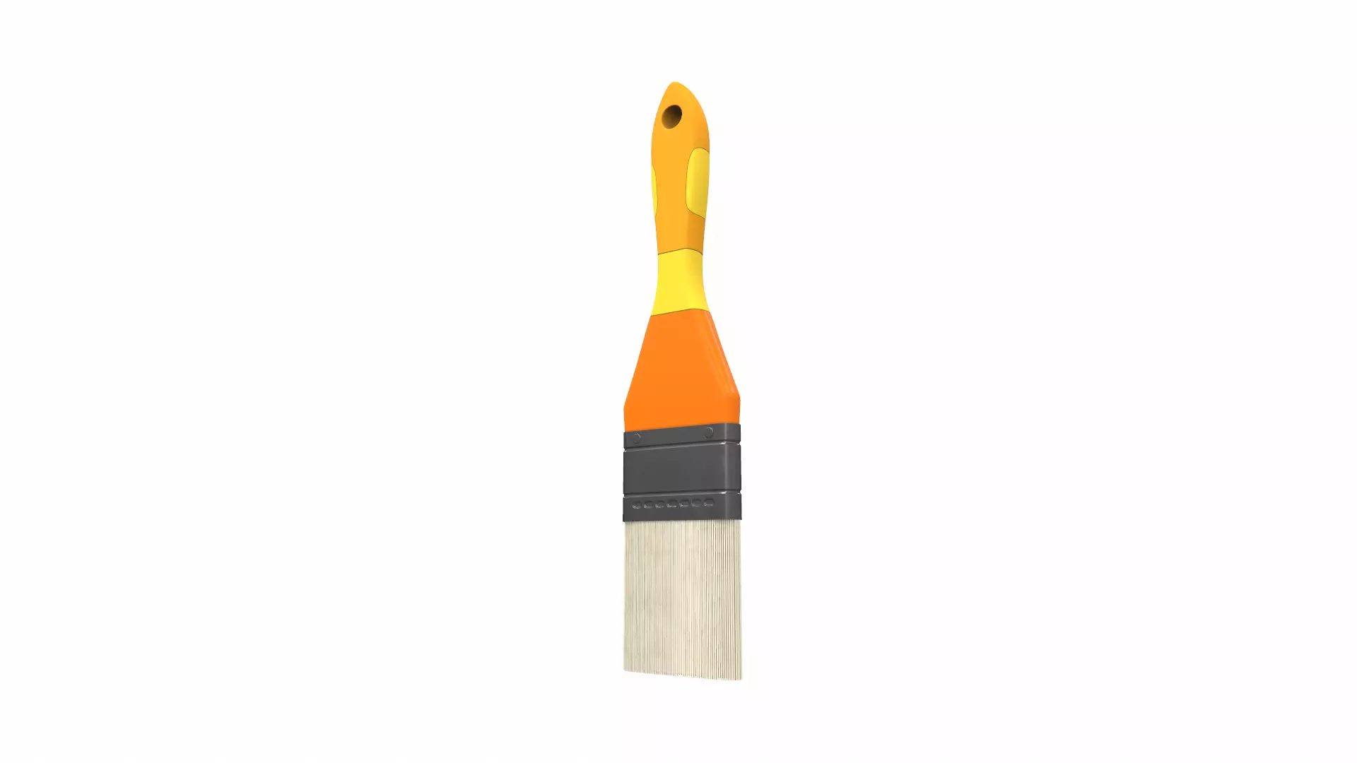 Paint brush 2 colect 3D model_0