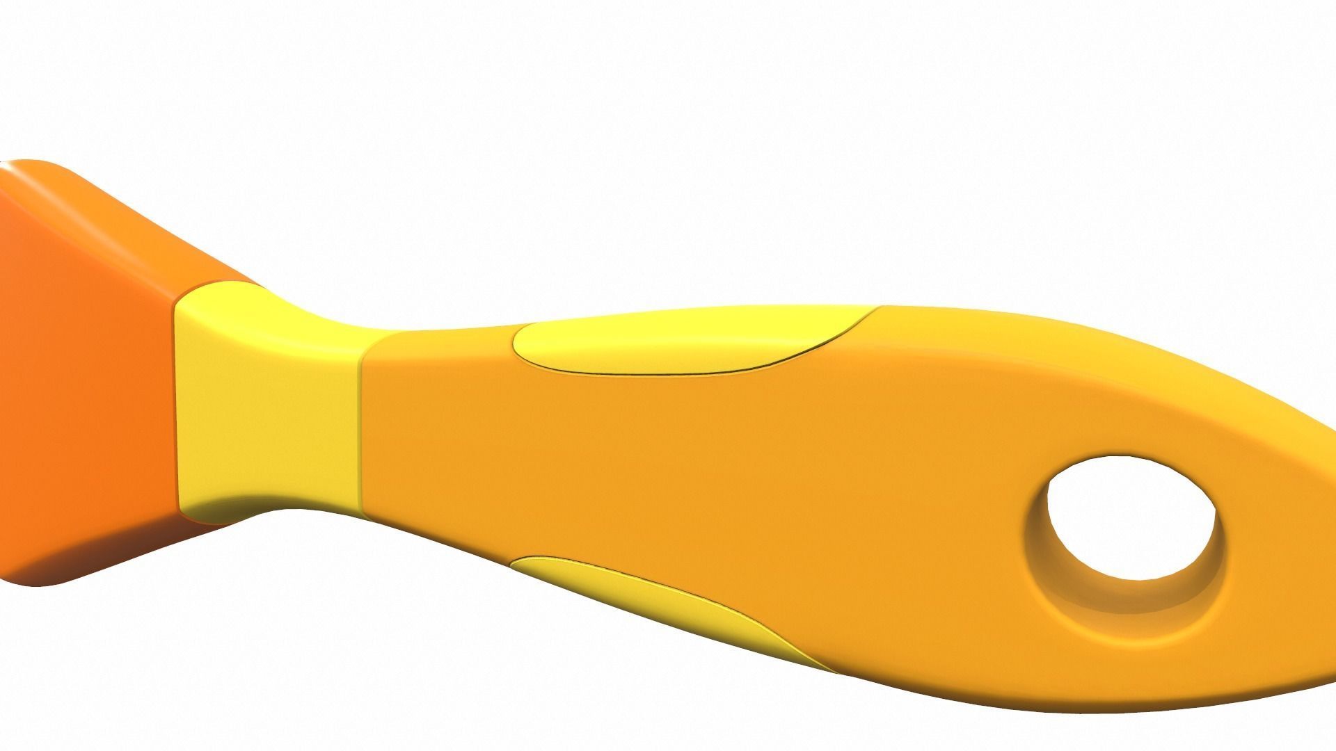 Paint brush 2 colect 3D model_7