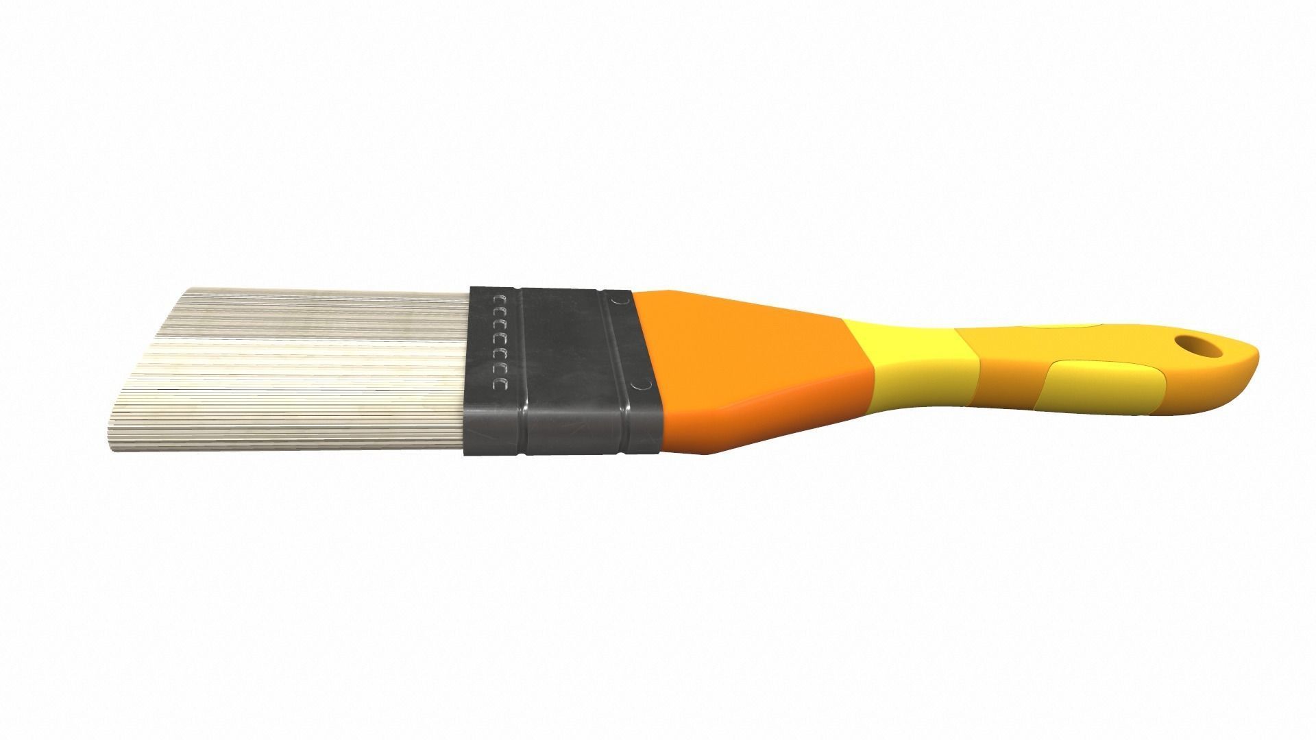 Paint brush 2 colect 3D model_2