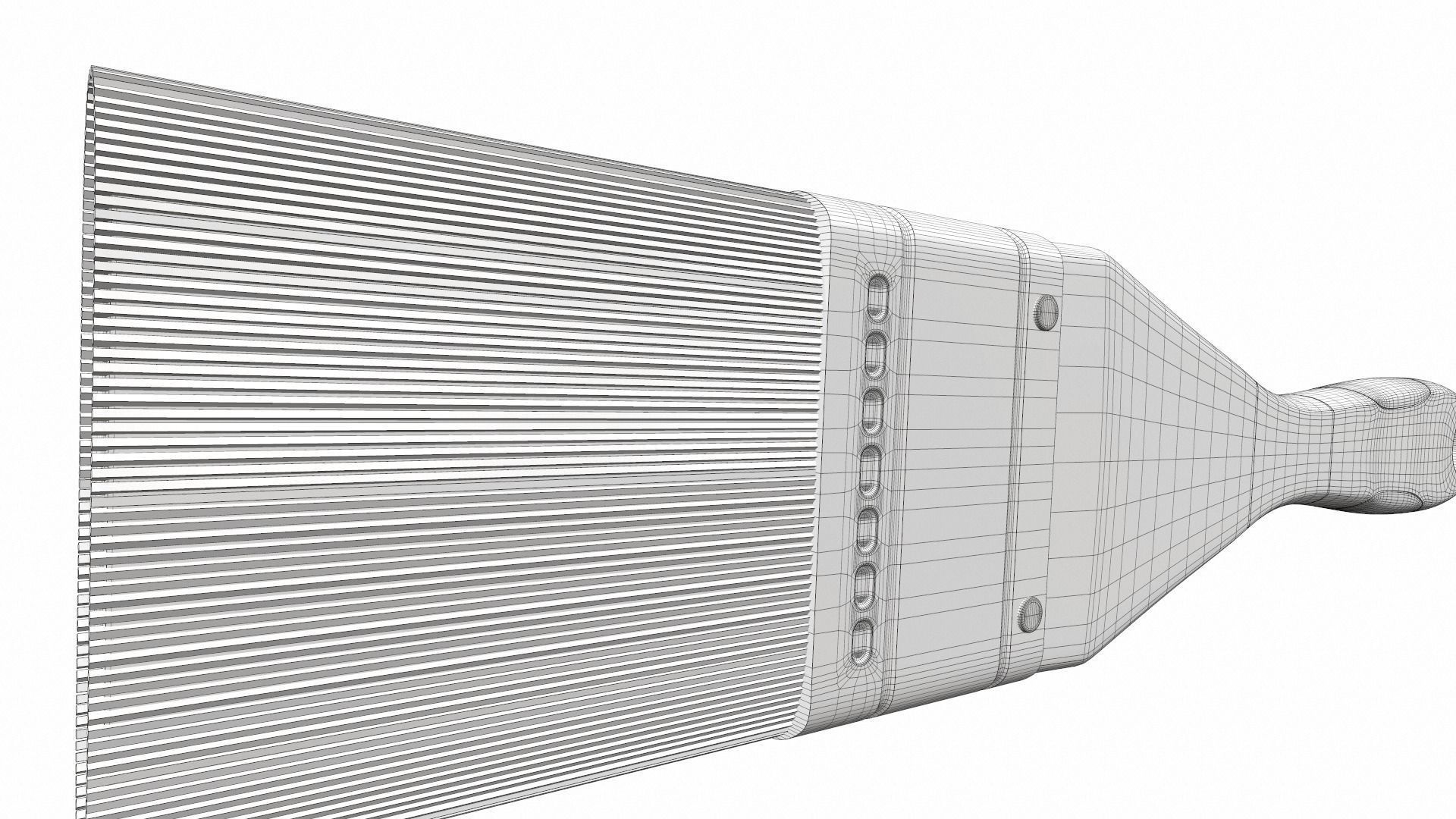 Paint brush 2 colect 3D model_13