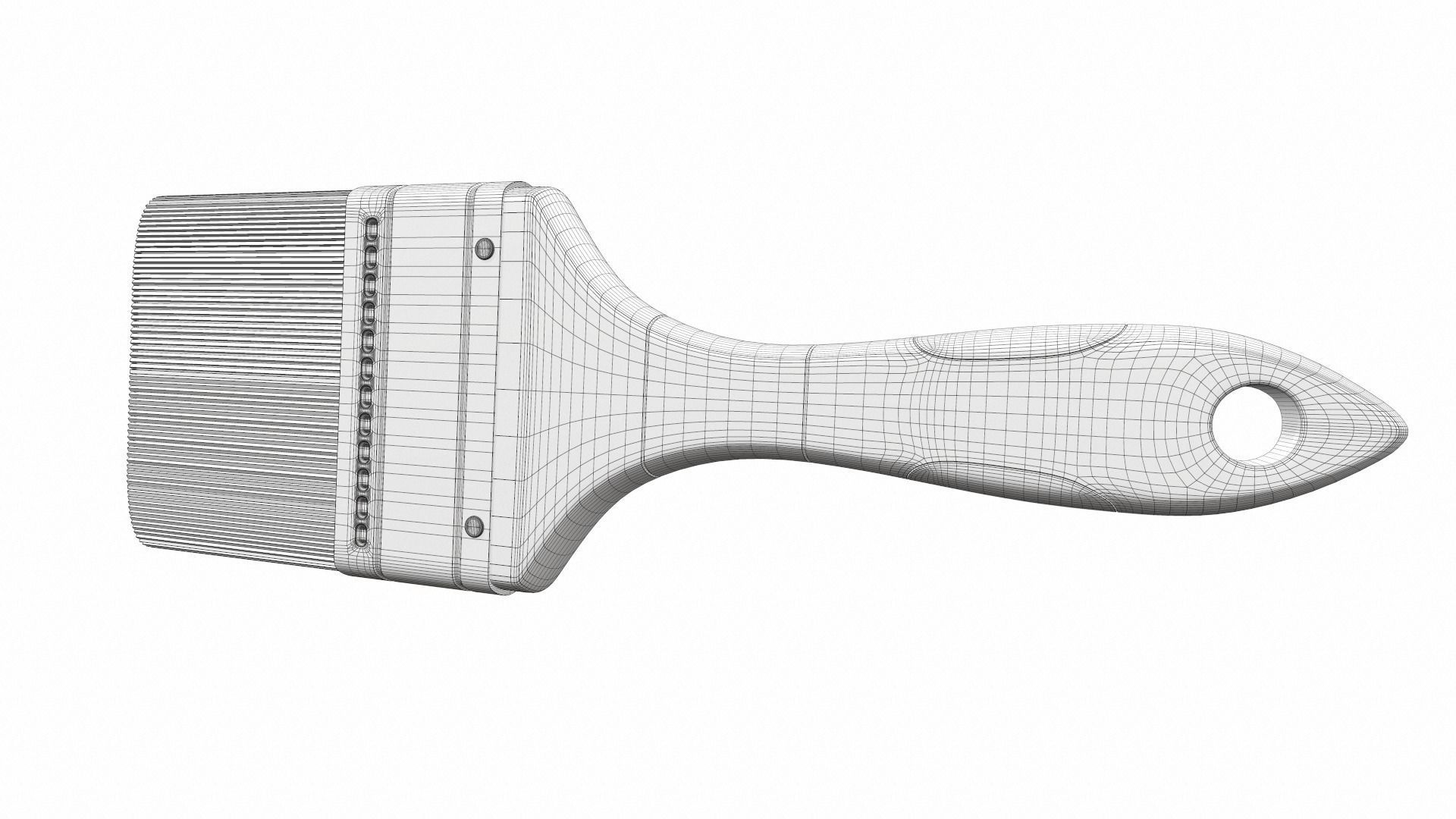 Paint brush 1 colect 3D model_7