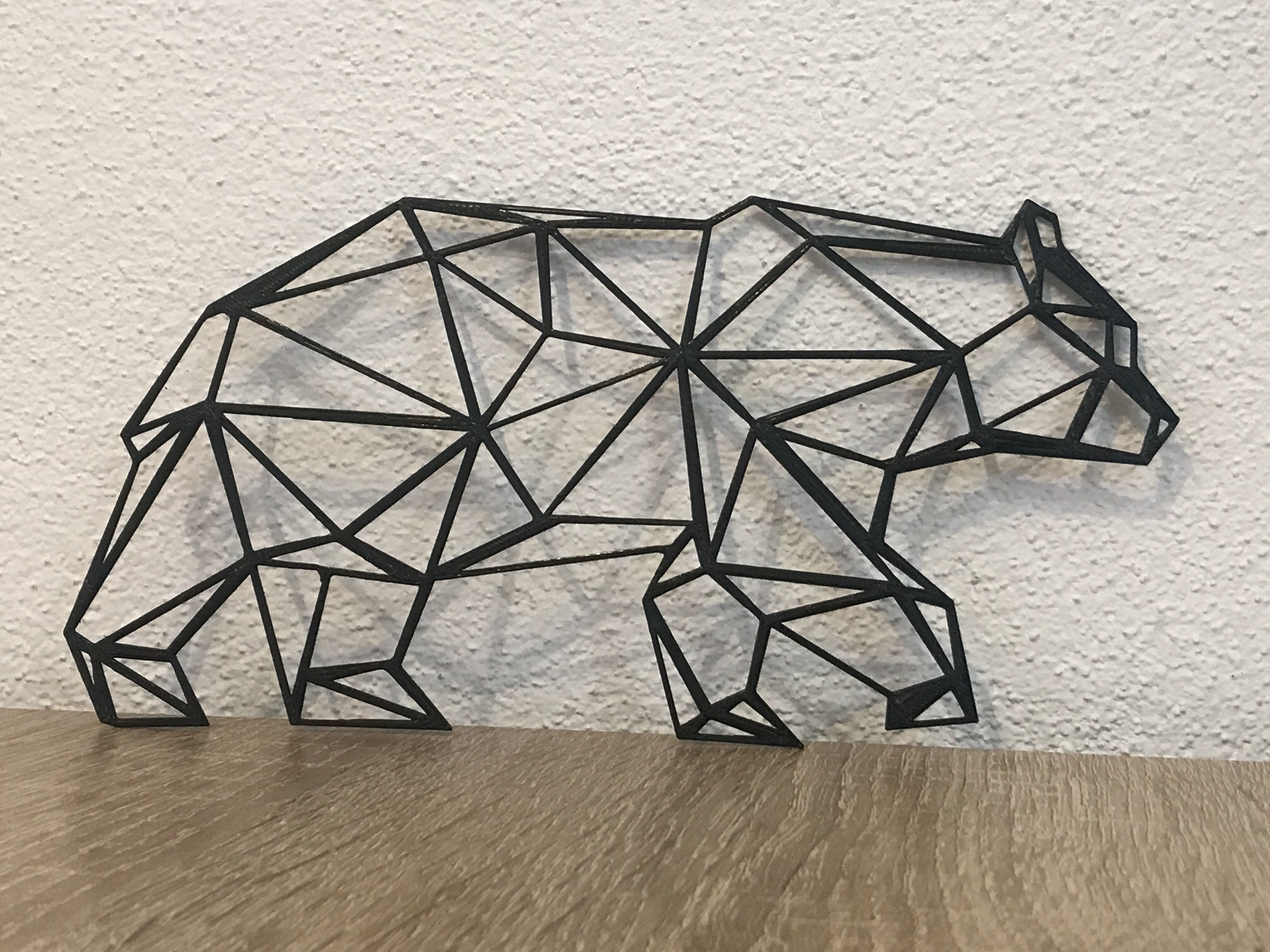 Bear - Geometric Shapes 3D print model_1