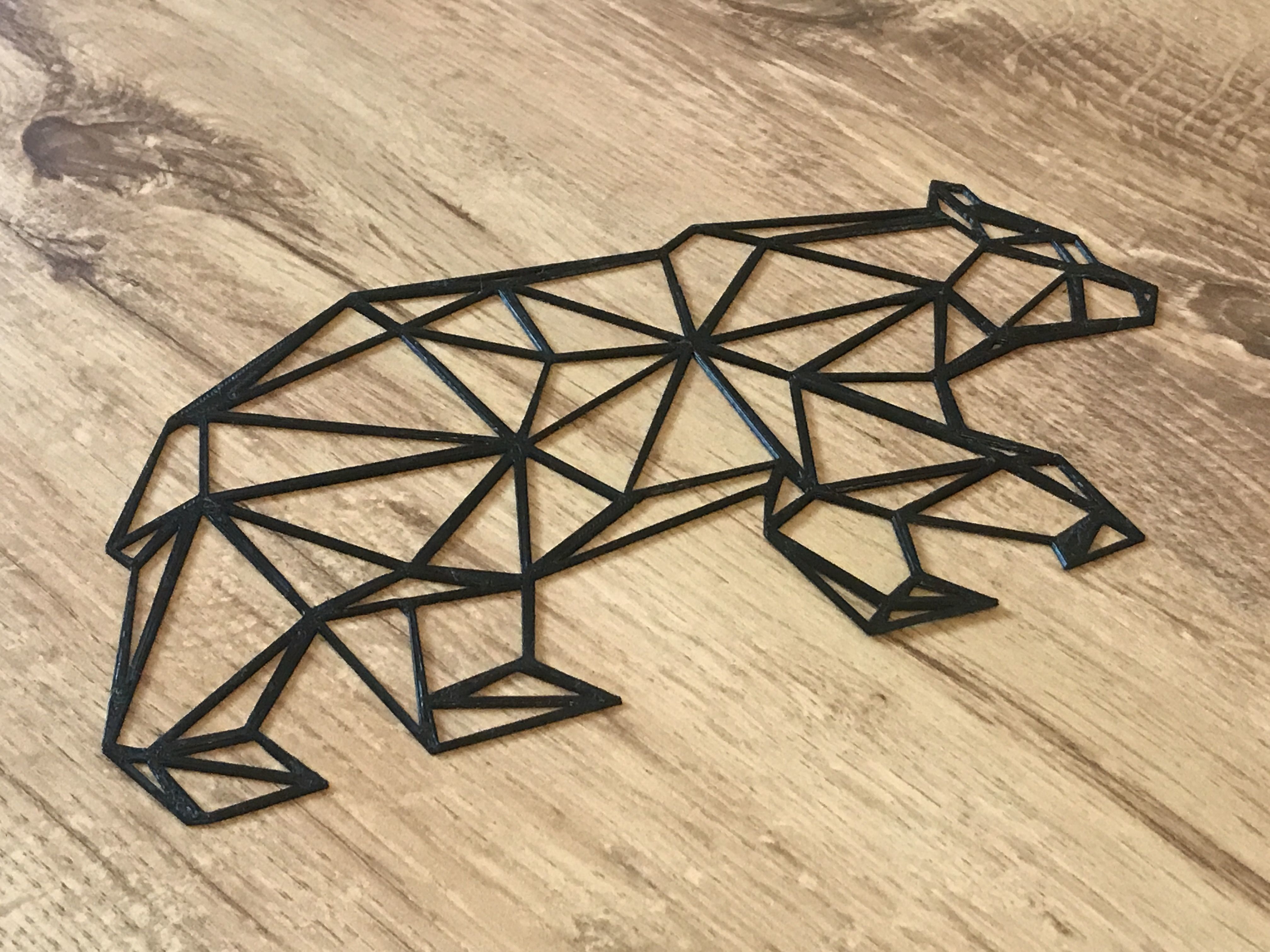 Bear - Geometric Shapes 3D print model_4