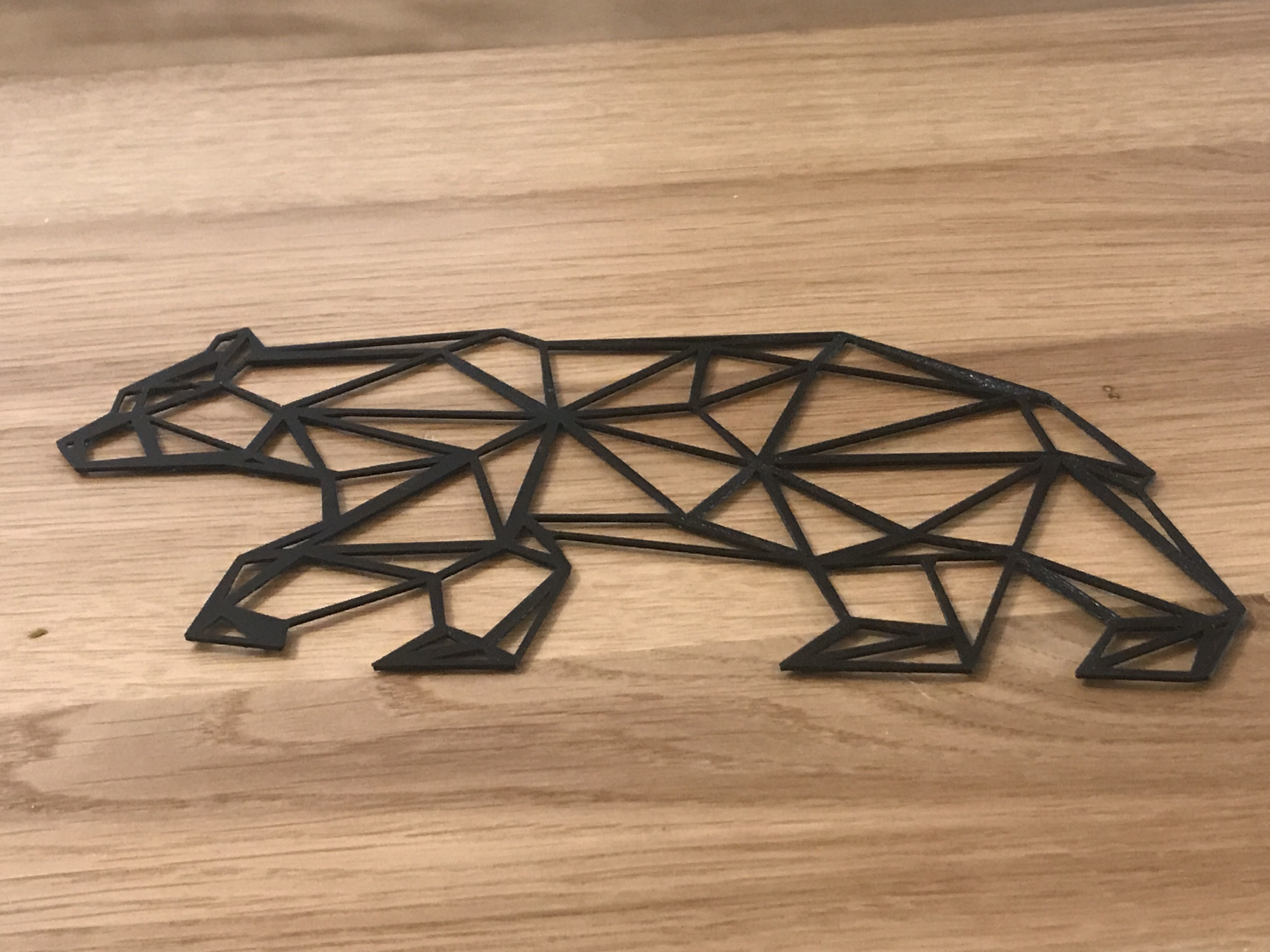 Bear - Geometric Shapes 3D print model_7