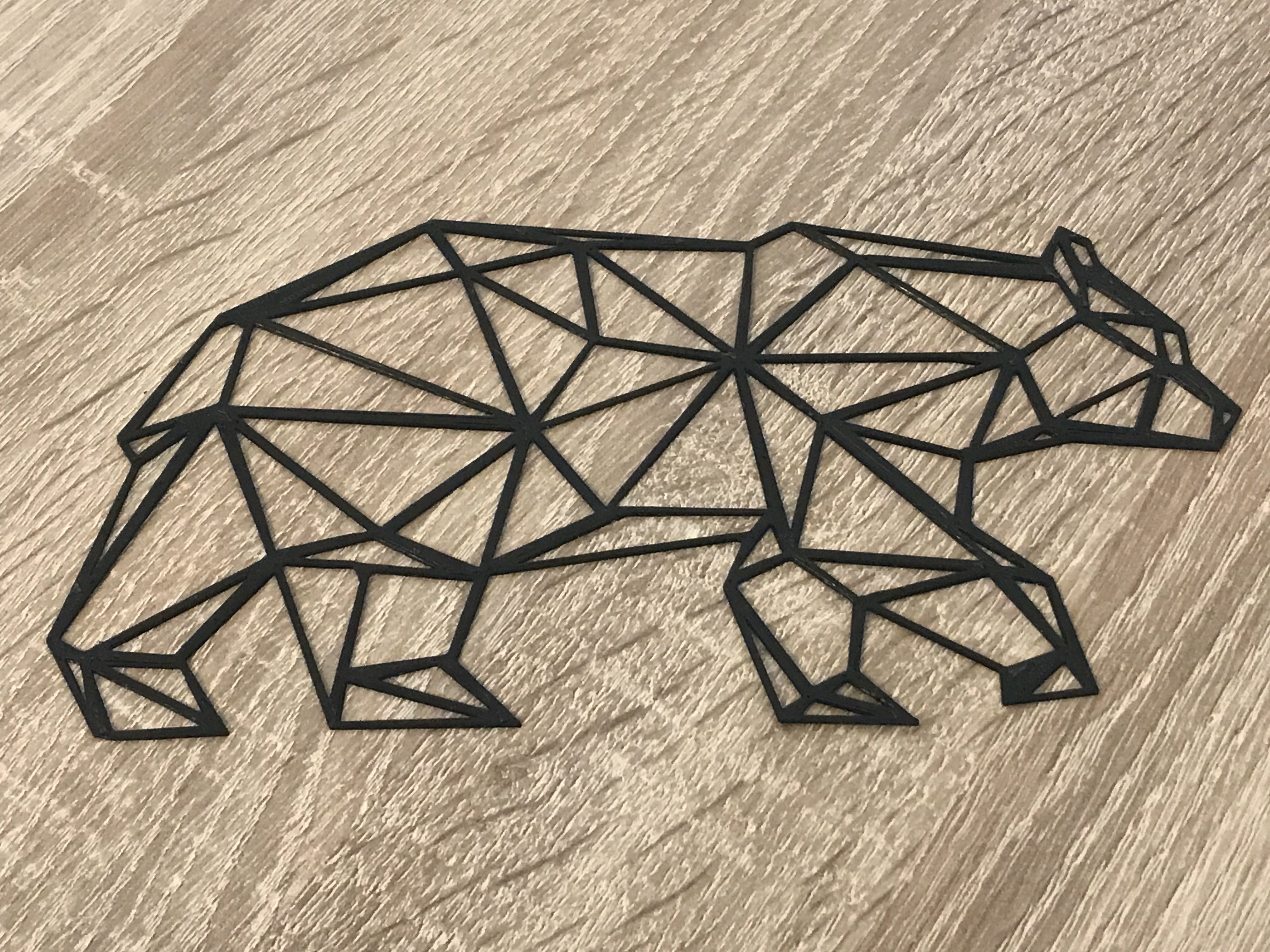 Bear - Geometric Shapes 3D print model_5