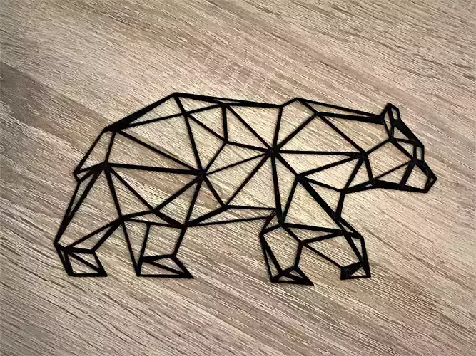 Bear - Geometric Shapes
