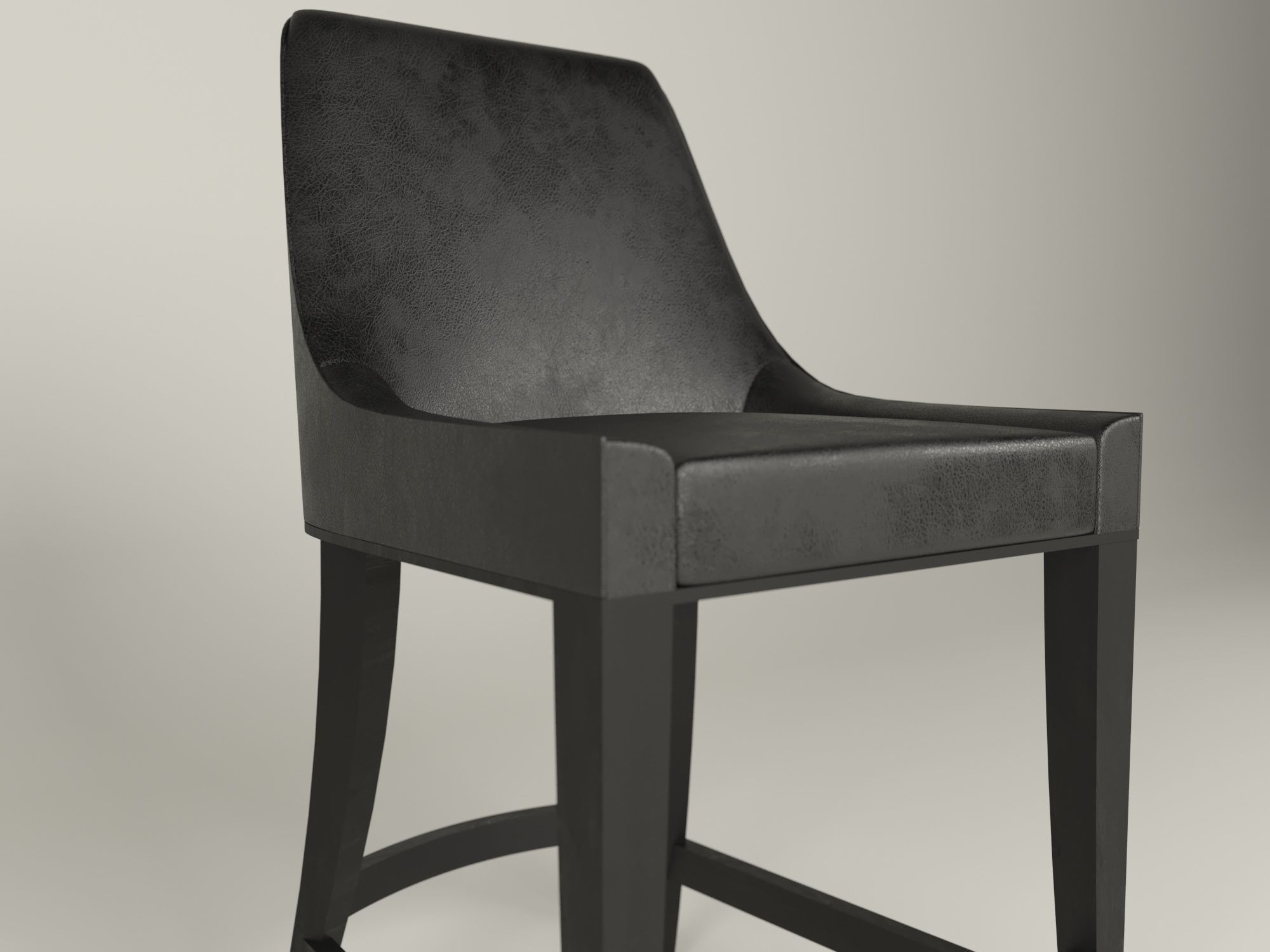 Ochre House - Camberwell Bar Stool 3D model_2