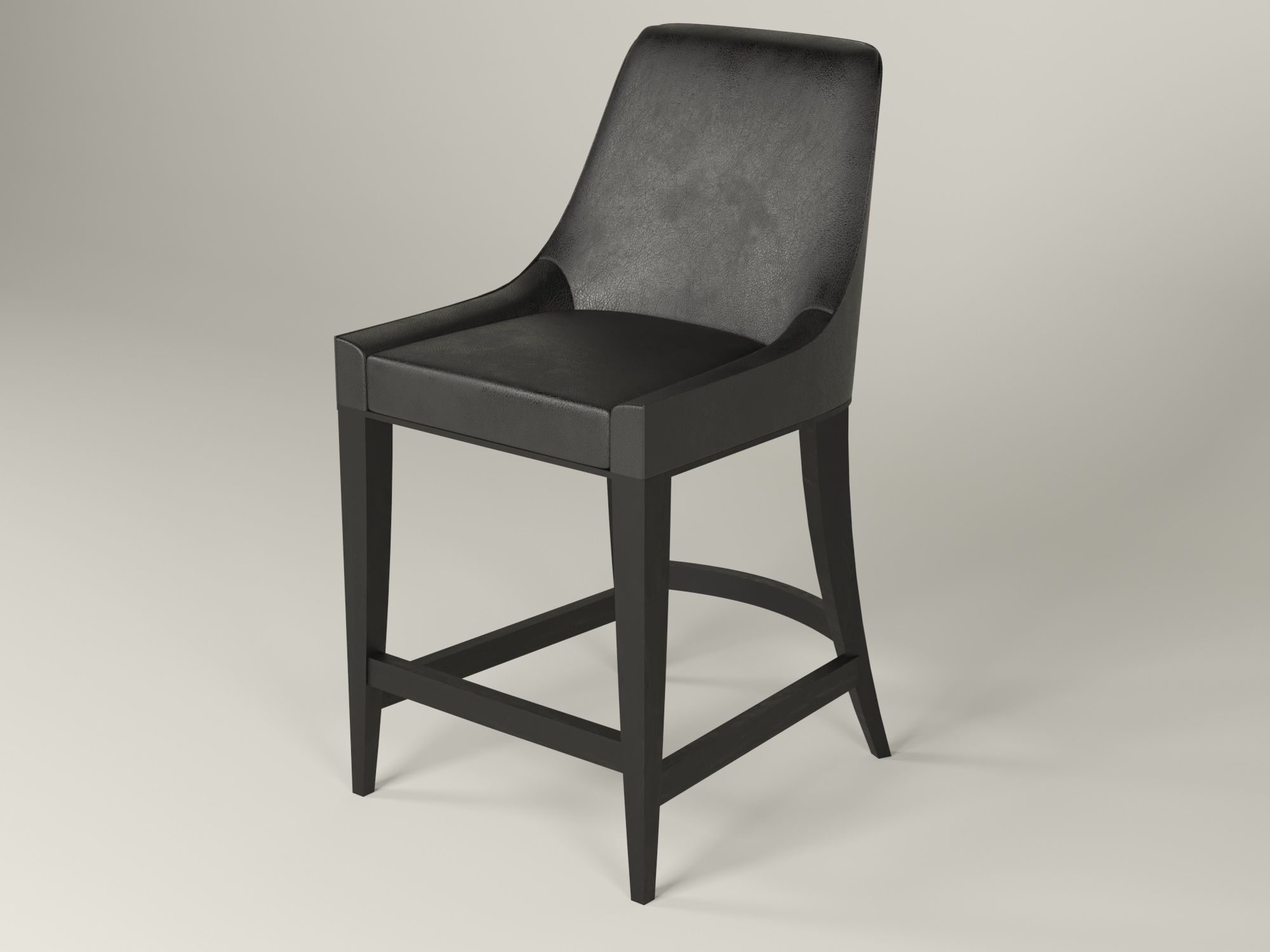 Ochre House - Camberwell Bar Stool 3D model_1