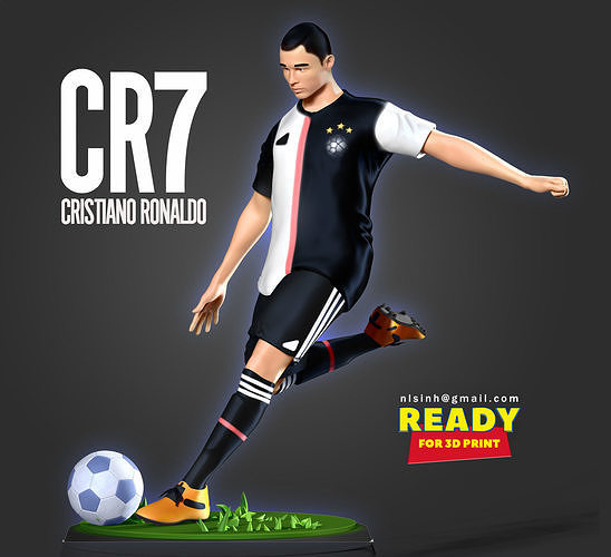 Cristiano Ronaldo - CR7 3D print model
