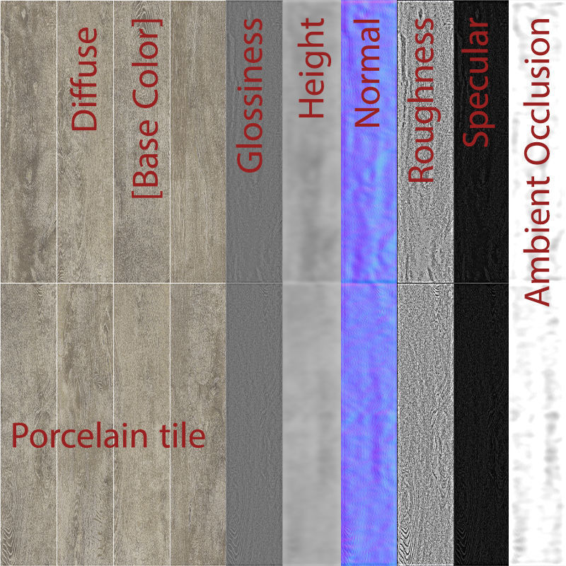 Wood Floor and Porcelain Tile Texture_4