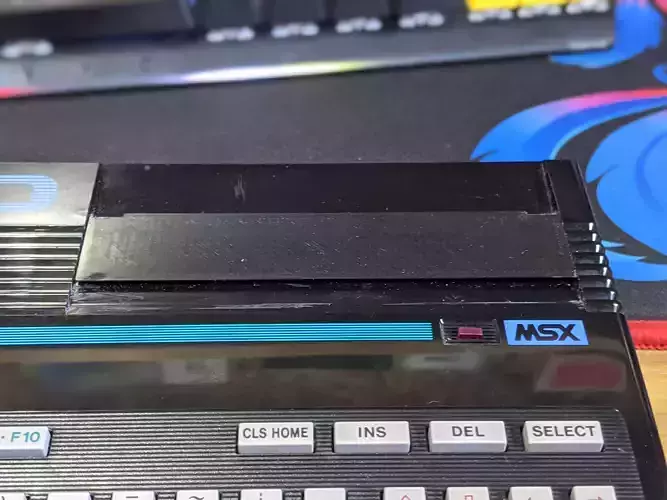 The cartridge slot cover for CASIO MSX MX-10 MX-101 Free 3D print model