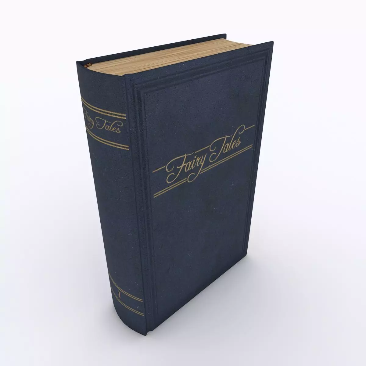 Book customizable 3D model_0
