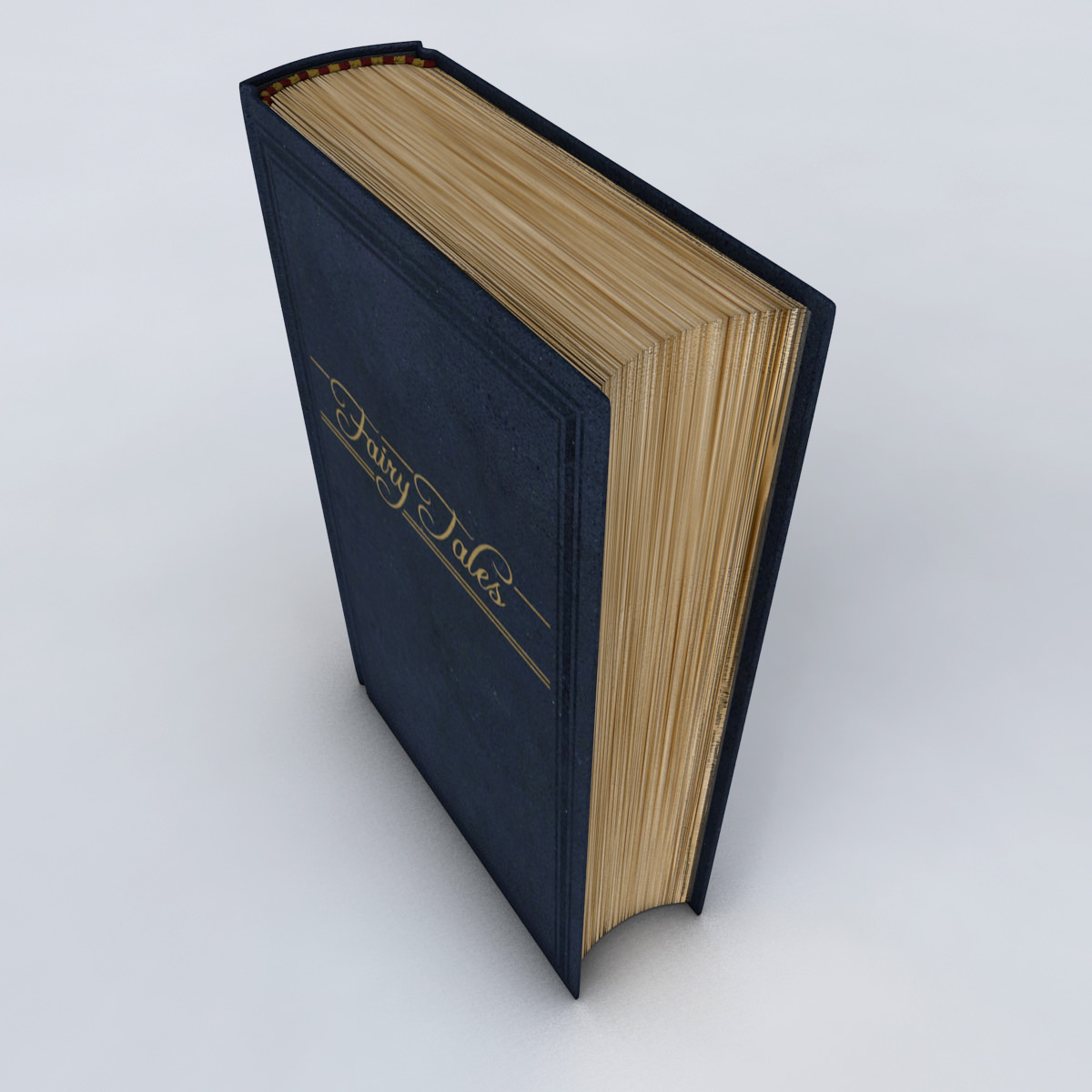 Book customizable 3D model_1
