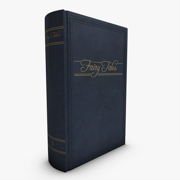 Book customizable 3D model_7