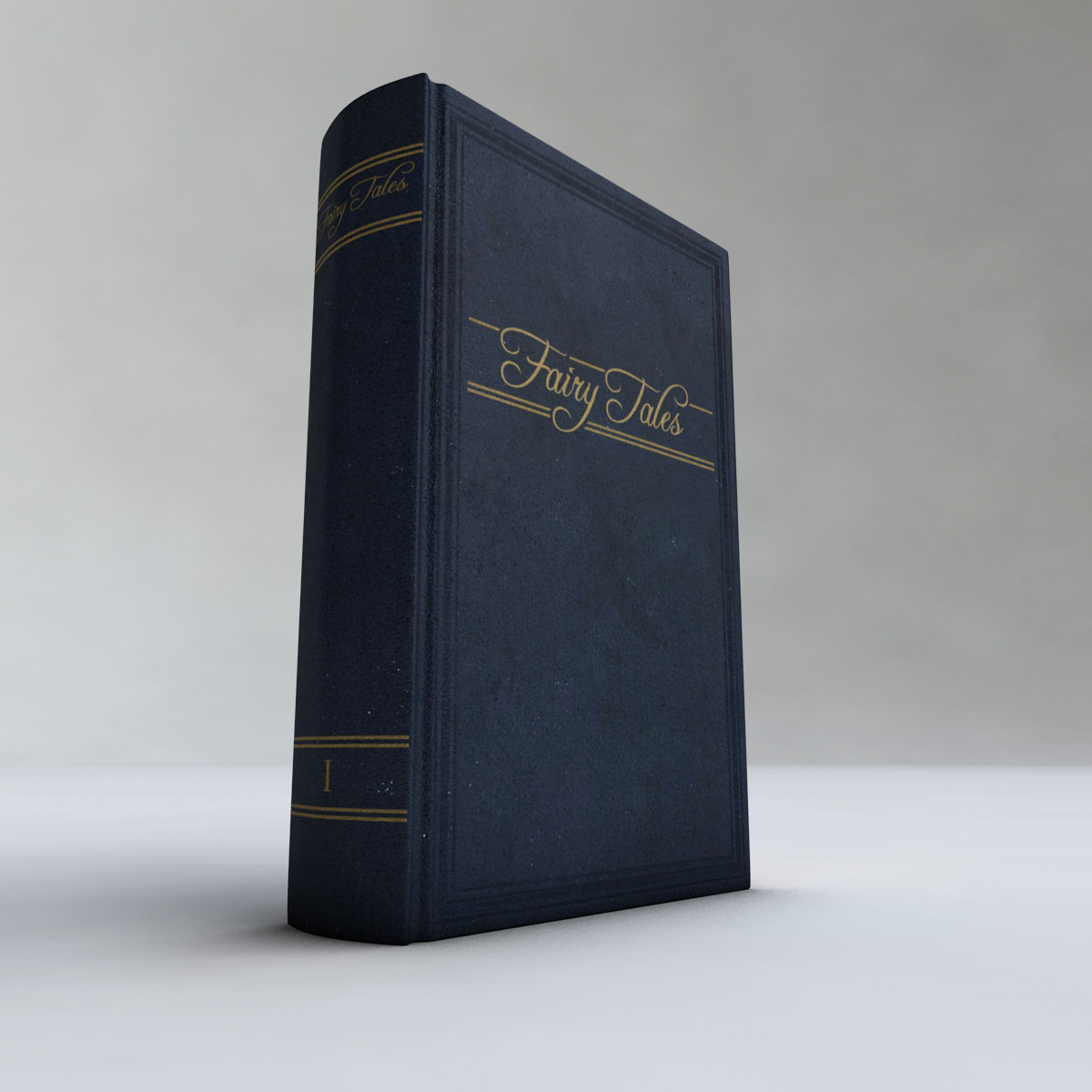 Book customizable 3D model_2