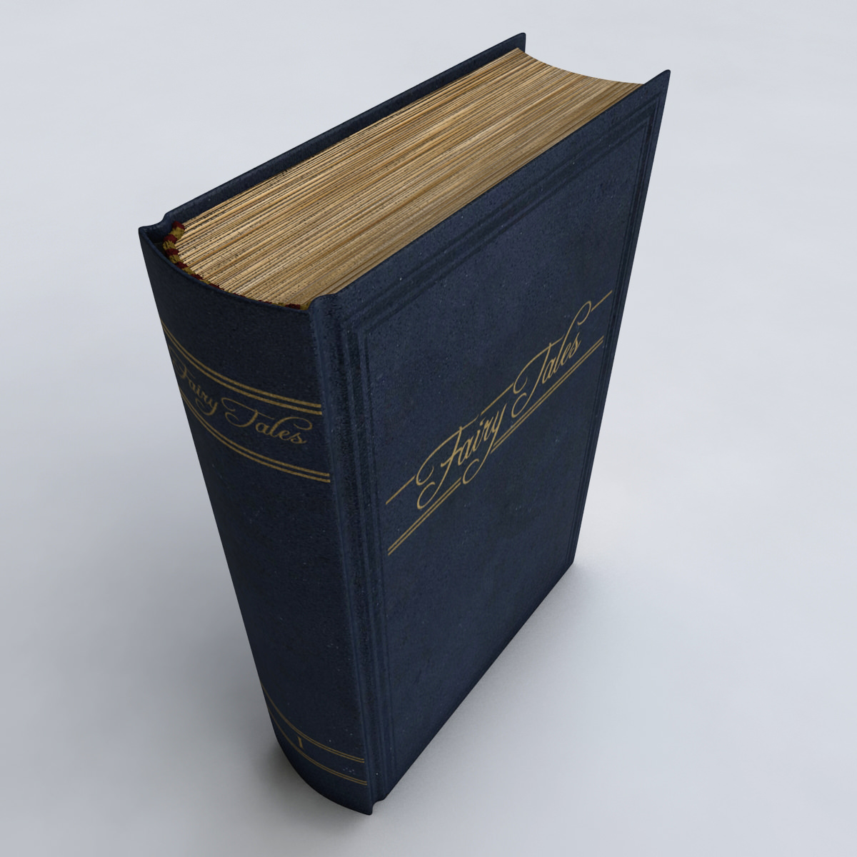 Book customizable 3D model_5