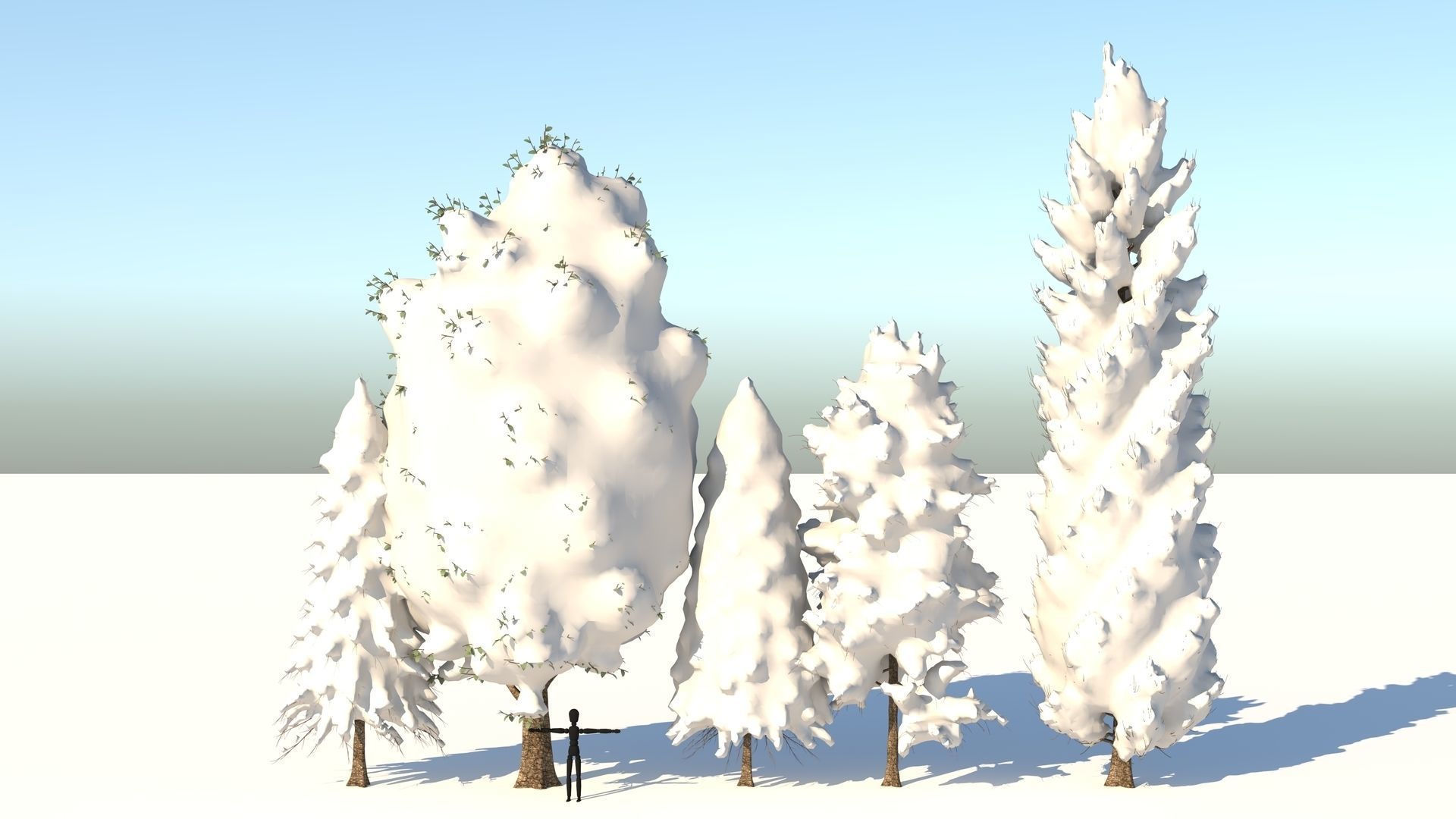 5-5 Season Tree  3D model_3