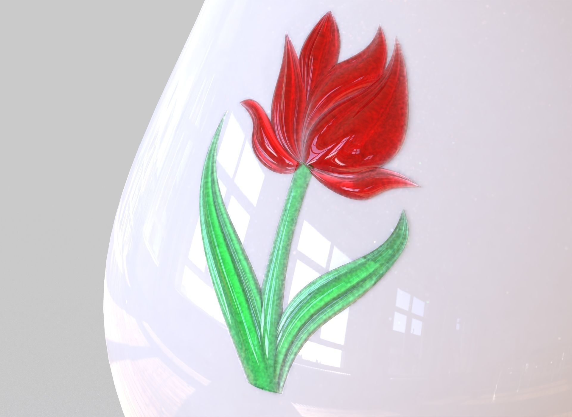 glass and ceramic pitcher 3D model_5