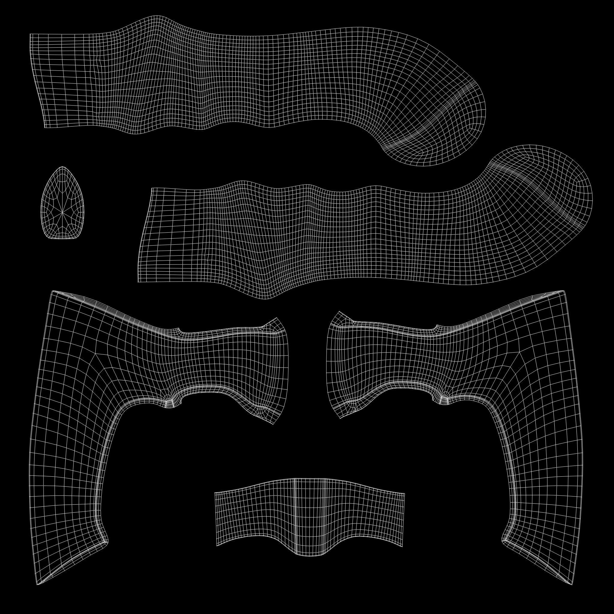 Fist AXE  Low-poly 3D model_13