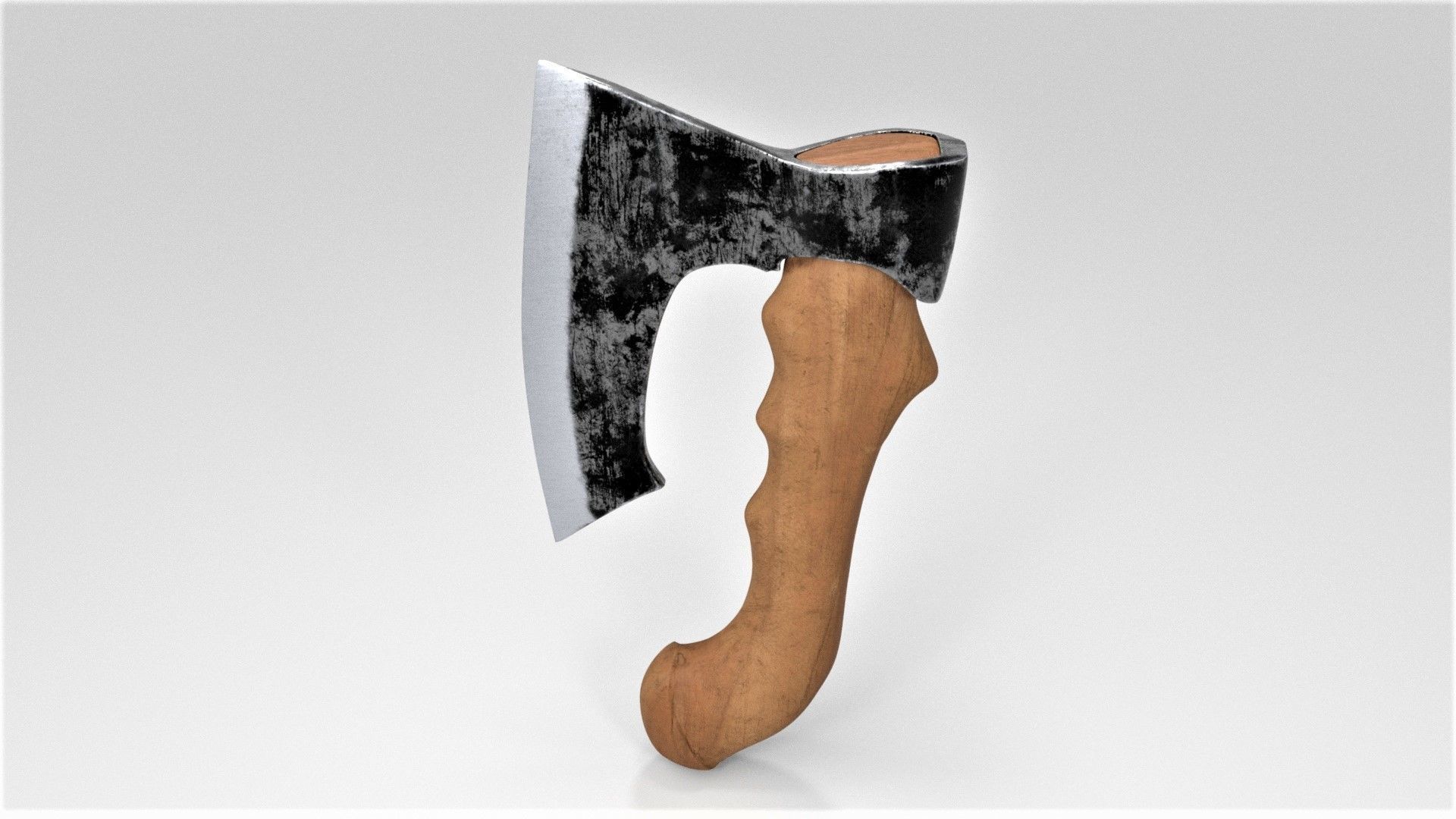 Fist AXE  Low-poly 3D model_1