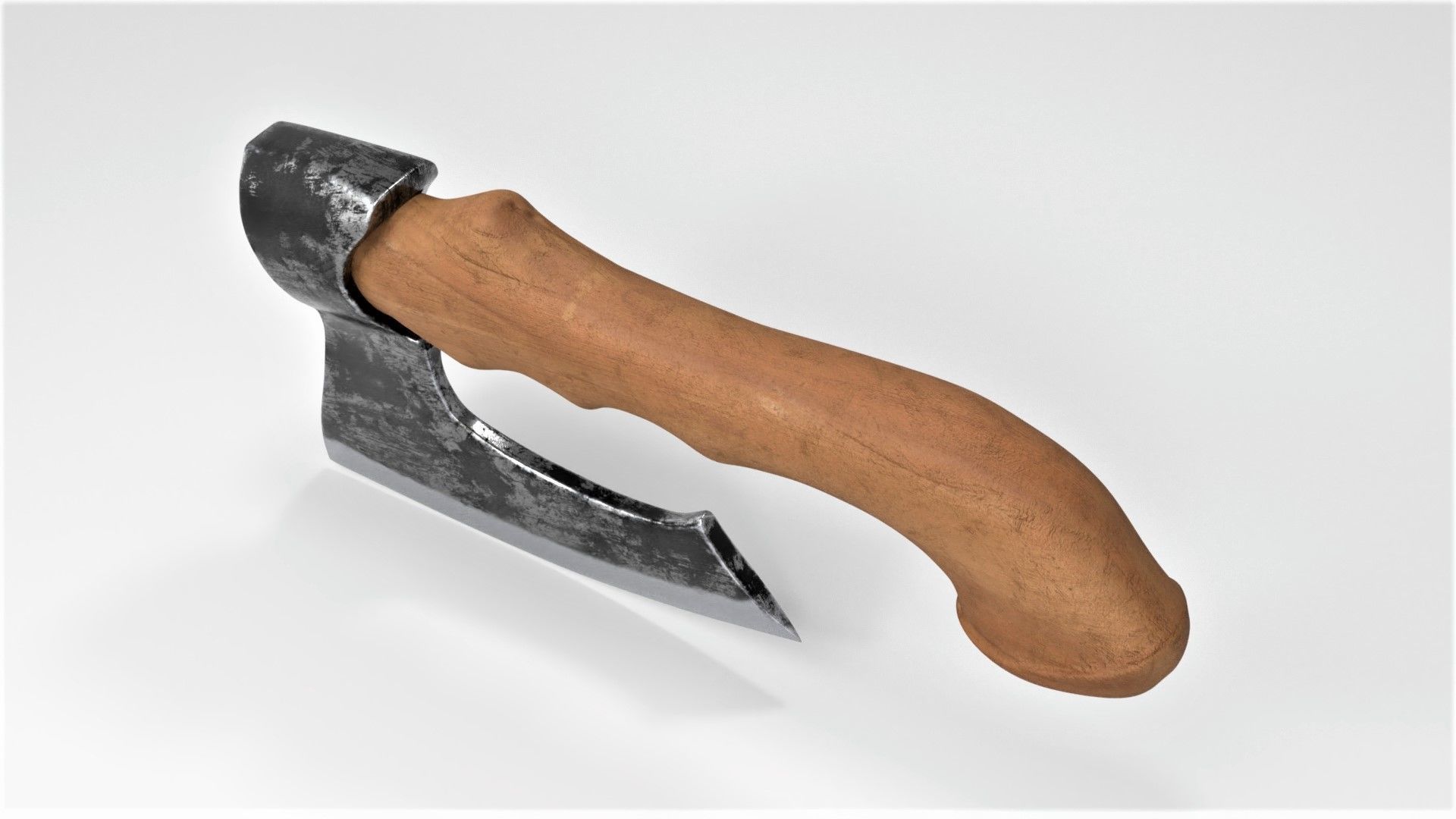 Fist AXE  Low-poly 3D model_2