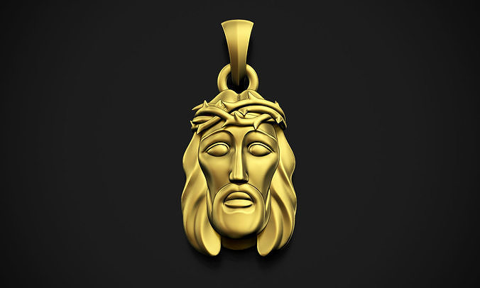 Jesus Head 3D print model