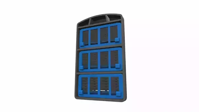 Shaving cartridges colect2 3D model