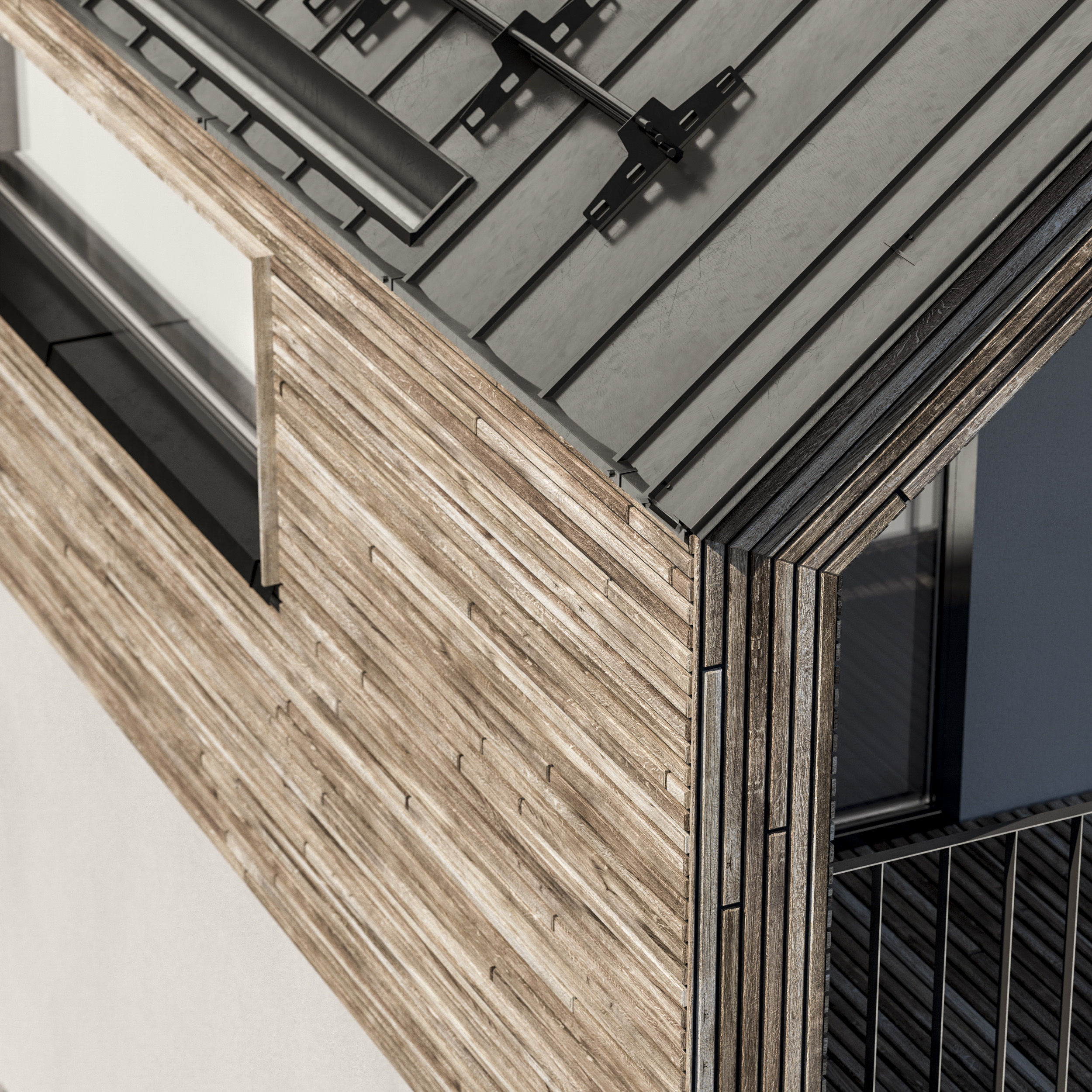 Modern house 02 3D model_2