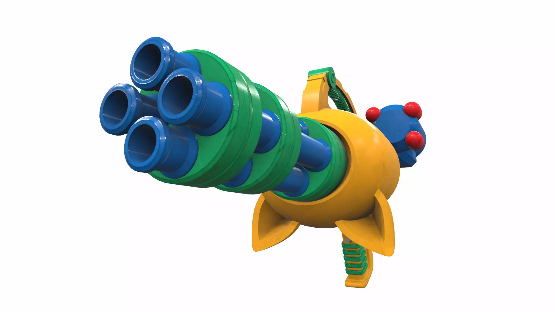 Tactical toy gun 2 3D model_0