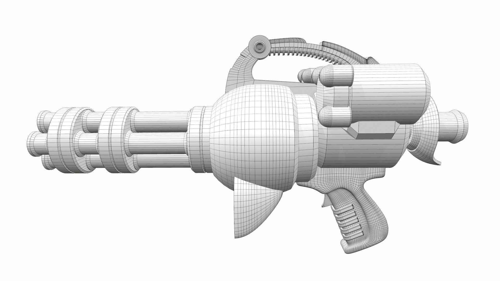 Tactical toy gun 2 3D model_6