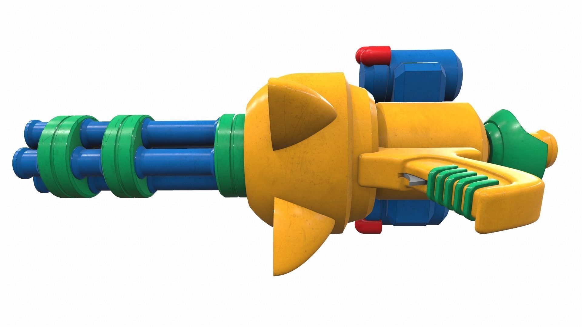 Tactical toy gun 2 3D model_5