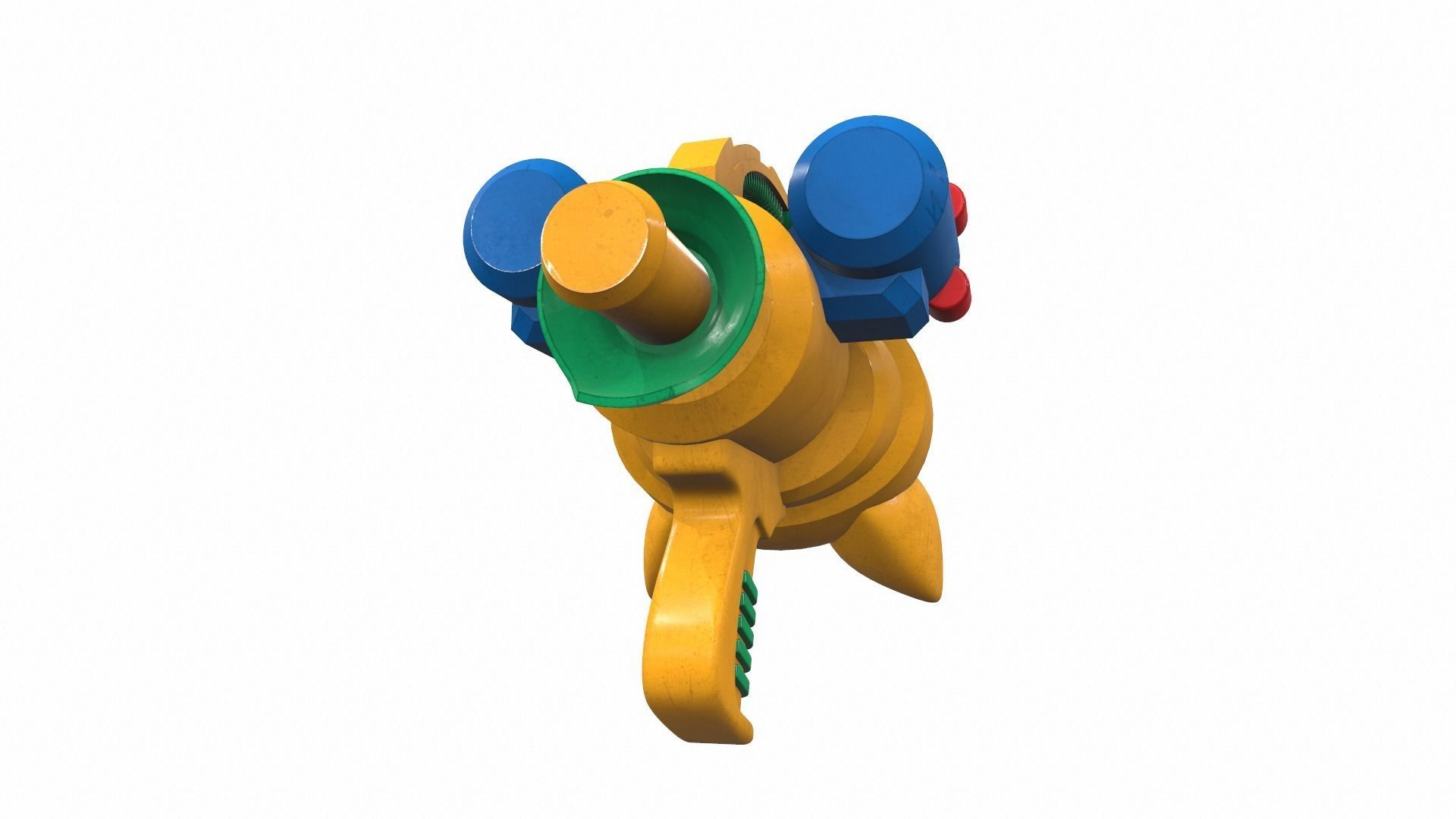 Tactical toy gun 2 3D model_3