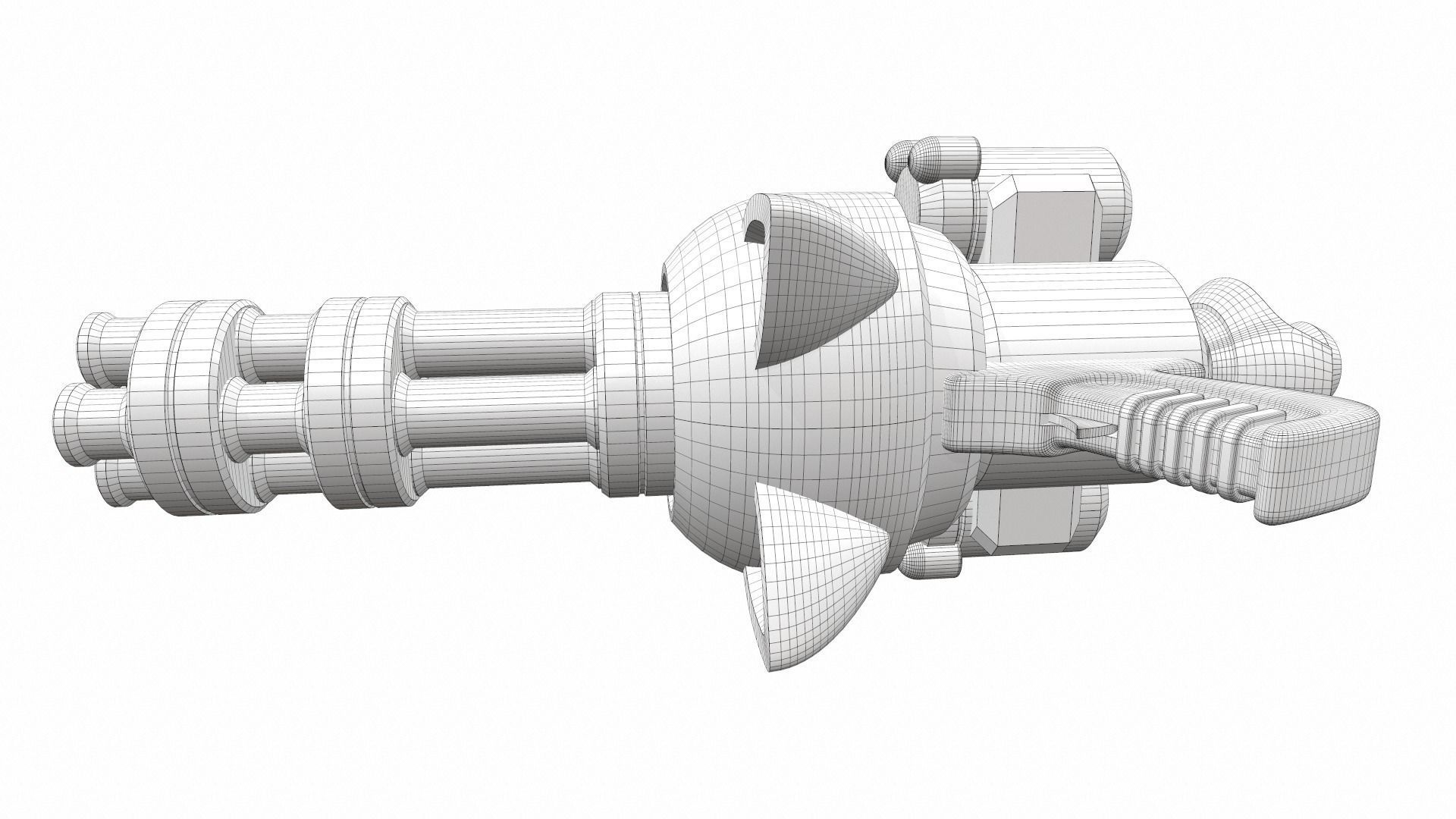 Tactical toy gun 2 3D model_10