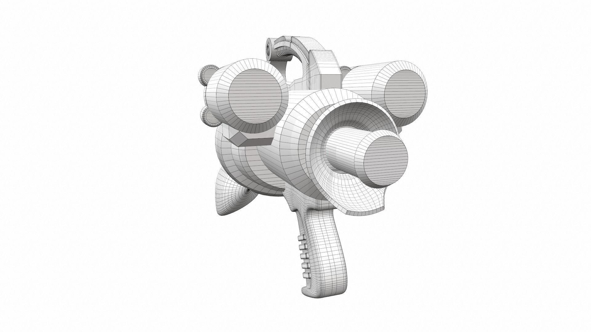 Tactical toy gun 2 3D model_8