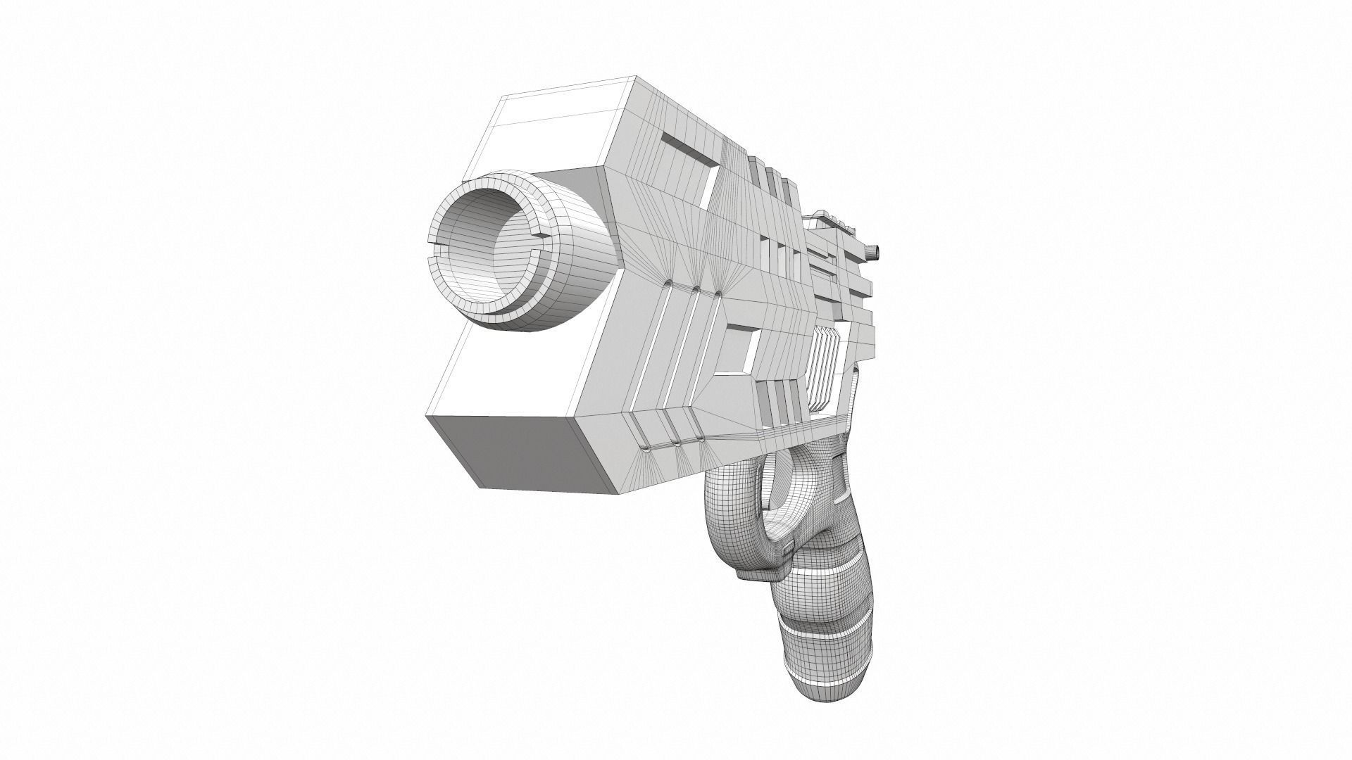 Tactical toy gun 3 3D model_7