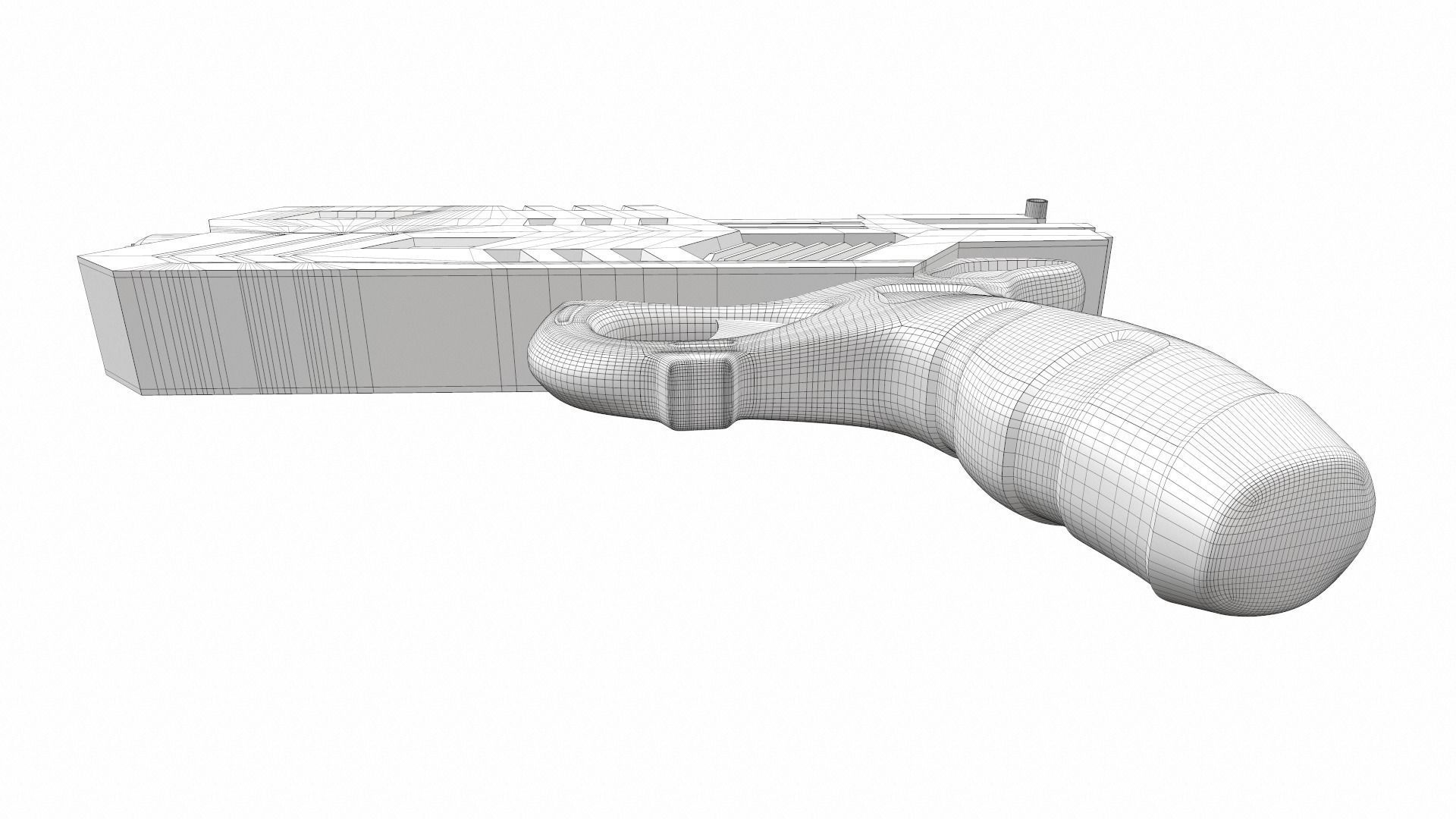 Tactical toy gun 3 3D model_10