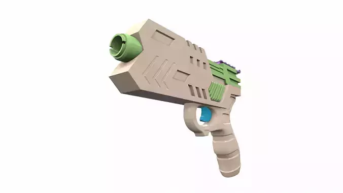 Tactical toy gun 3 3D model