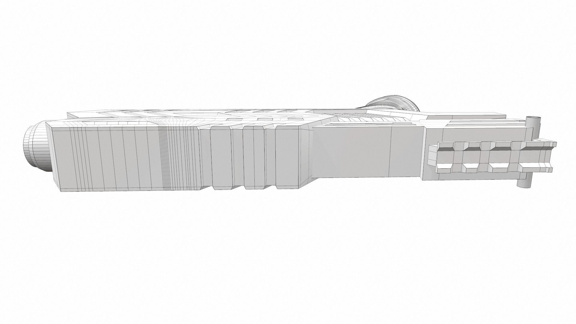 Tactical toy gun 3 3D model_9