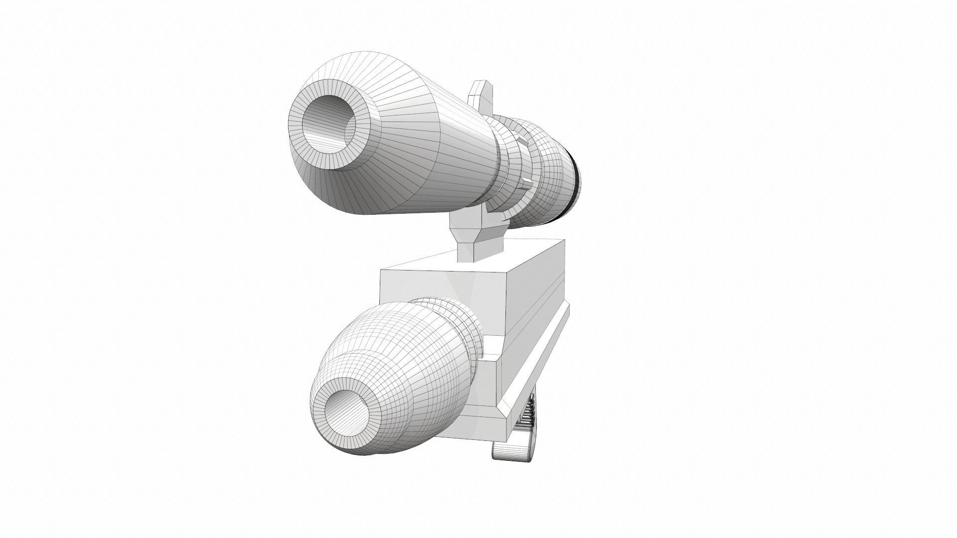 Toy water gun 2 3D model_8