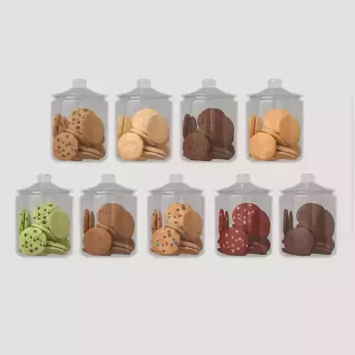 Cookie Jar G75 Low-poly 3D model