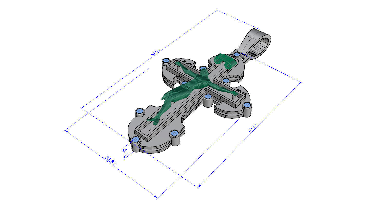 Cross KR 07 3D print model_2