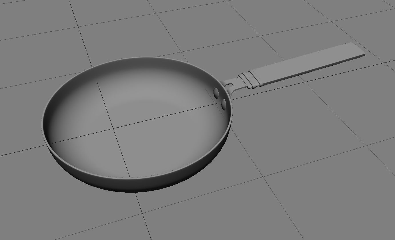 Egg Pan 3D Model 3D model_17