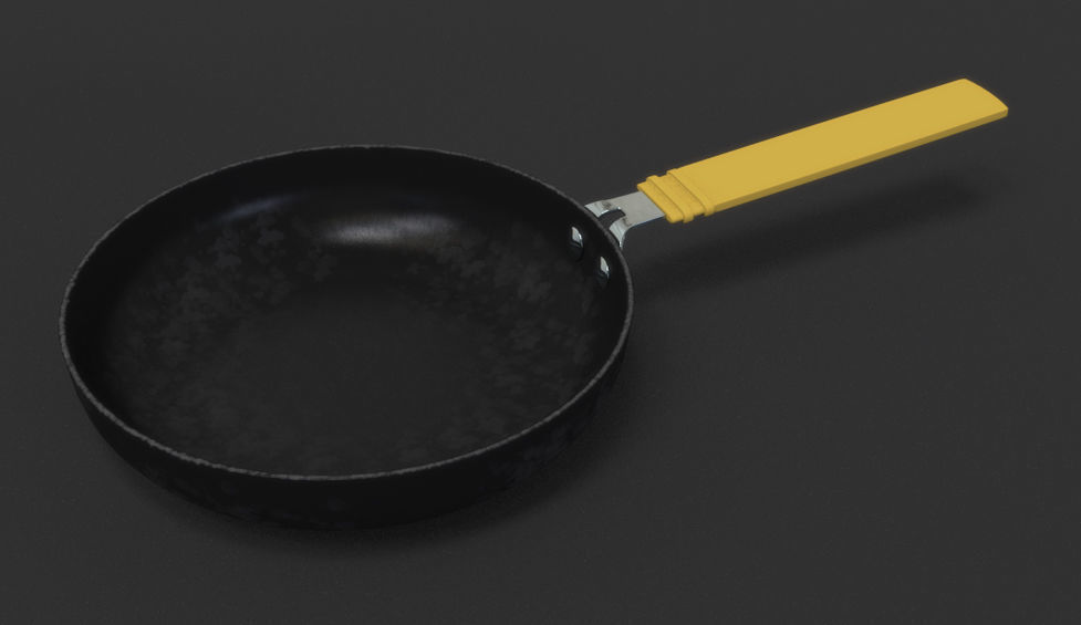 Egg Pan 3D Model 3D model_5