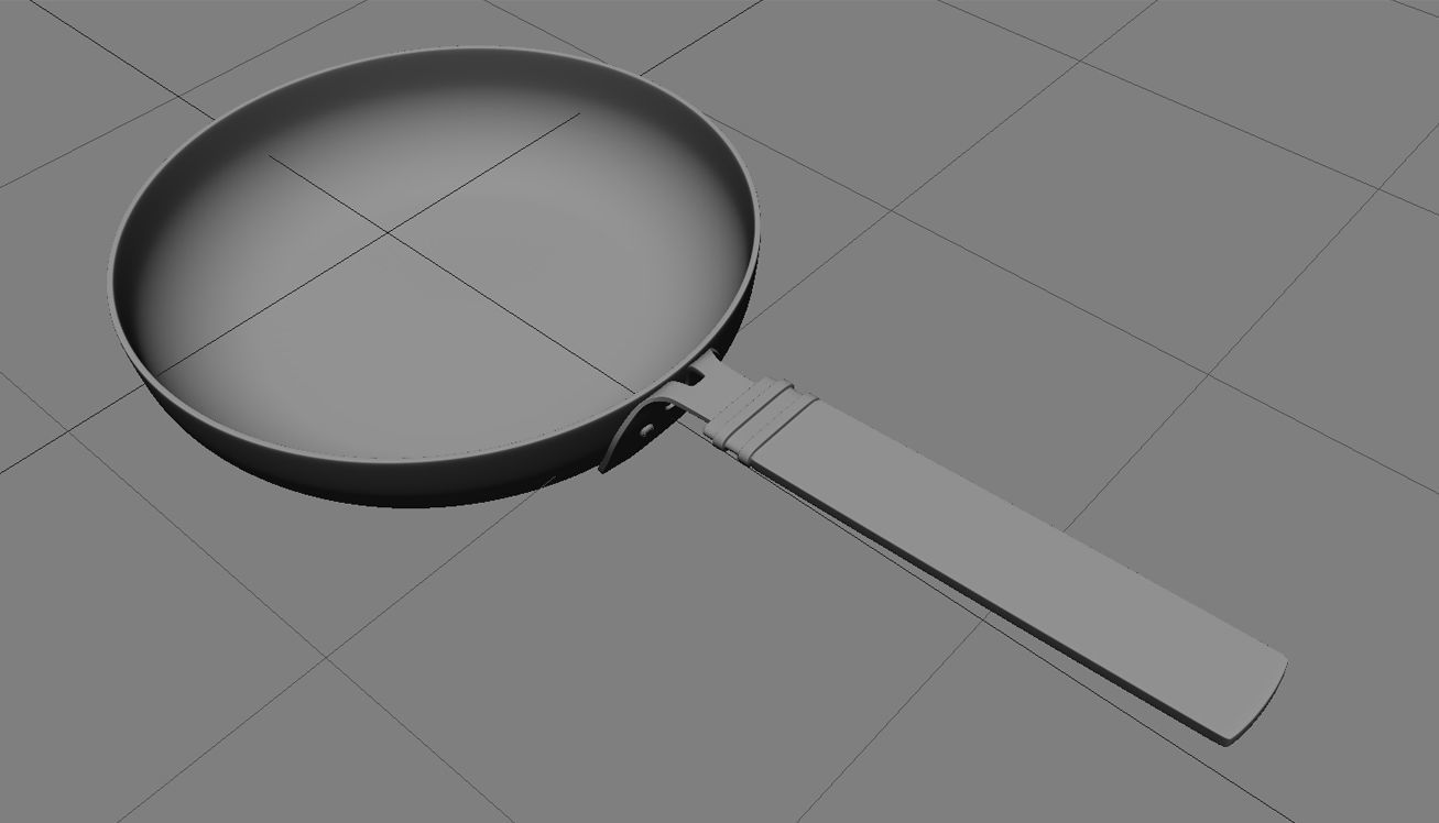 Egg Pan 3D Model 3D model_21