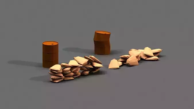 Post Apocalyptic Sandbags and Barrels