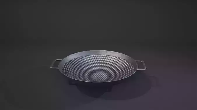 Colander Game-Ready frying pan